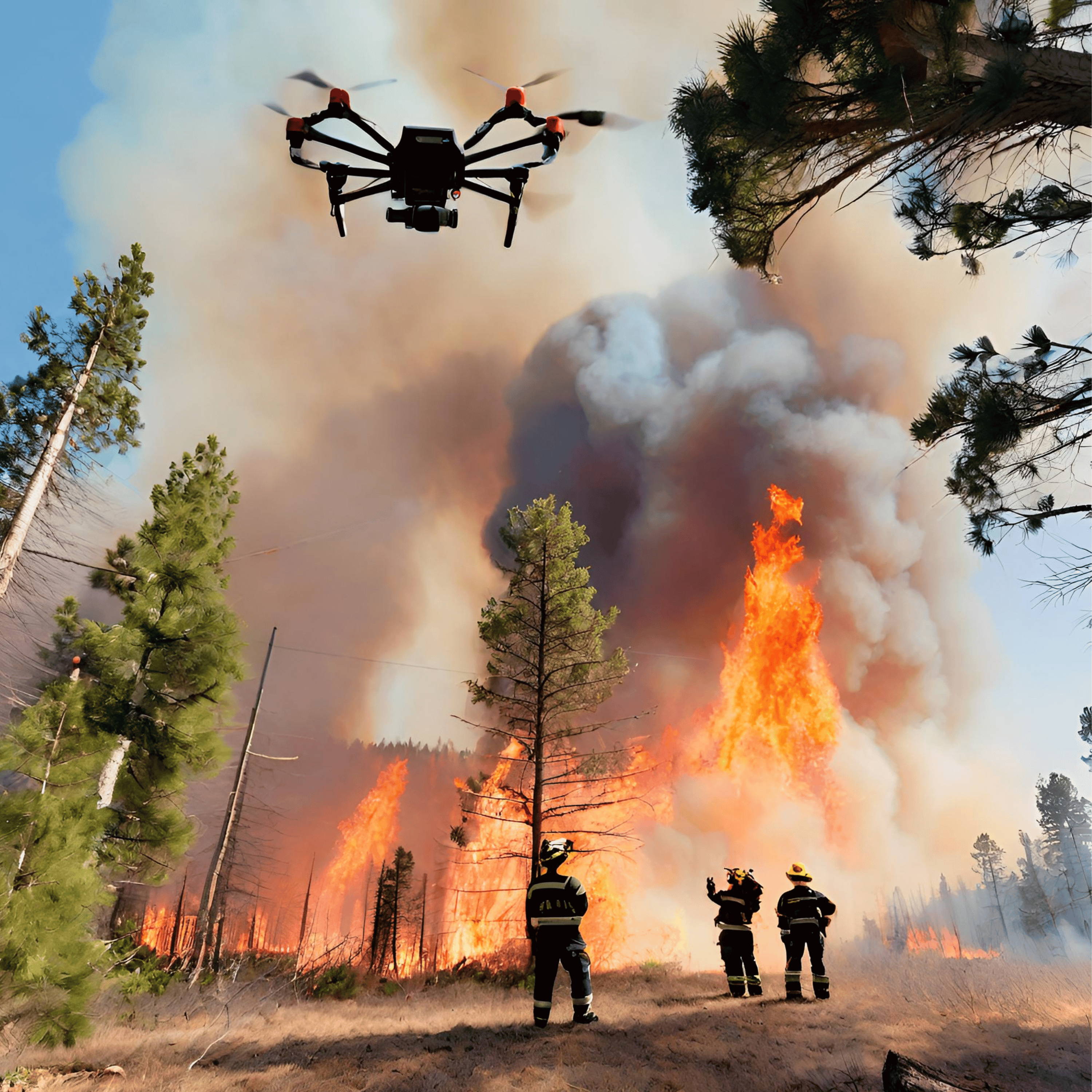 Drohnen als neuer Schritt im globalen Krisenmanagement von Waldbränden