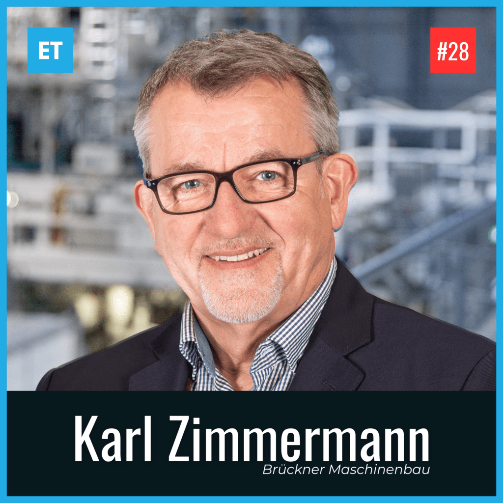 Erfahre von Karl Zimmermann, wie Brückner Maschinenbau mit Pioniergeist und Kundennähe zum globalen Leader in der Folientechnologie aufgestiegen ist.