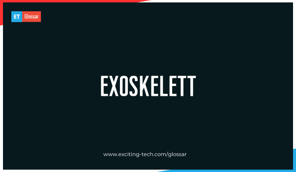 Ein Exoskelett ist ein tragbares Gerät, das Menschen physisch unterstützt und verstärkt. Es handelt sich um eine Art „äußeres Skelett“, das besonders in der Rehabilitation und in der Industrie eingesetzt wird, um die körperliche Leistungsfähigkeit zu erhöhen und das Verletzungsrisiko zu minimieren.